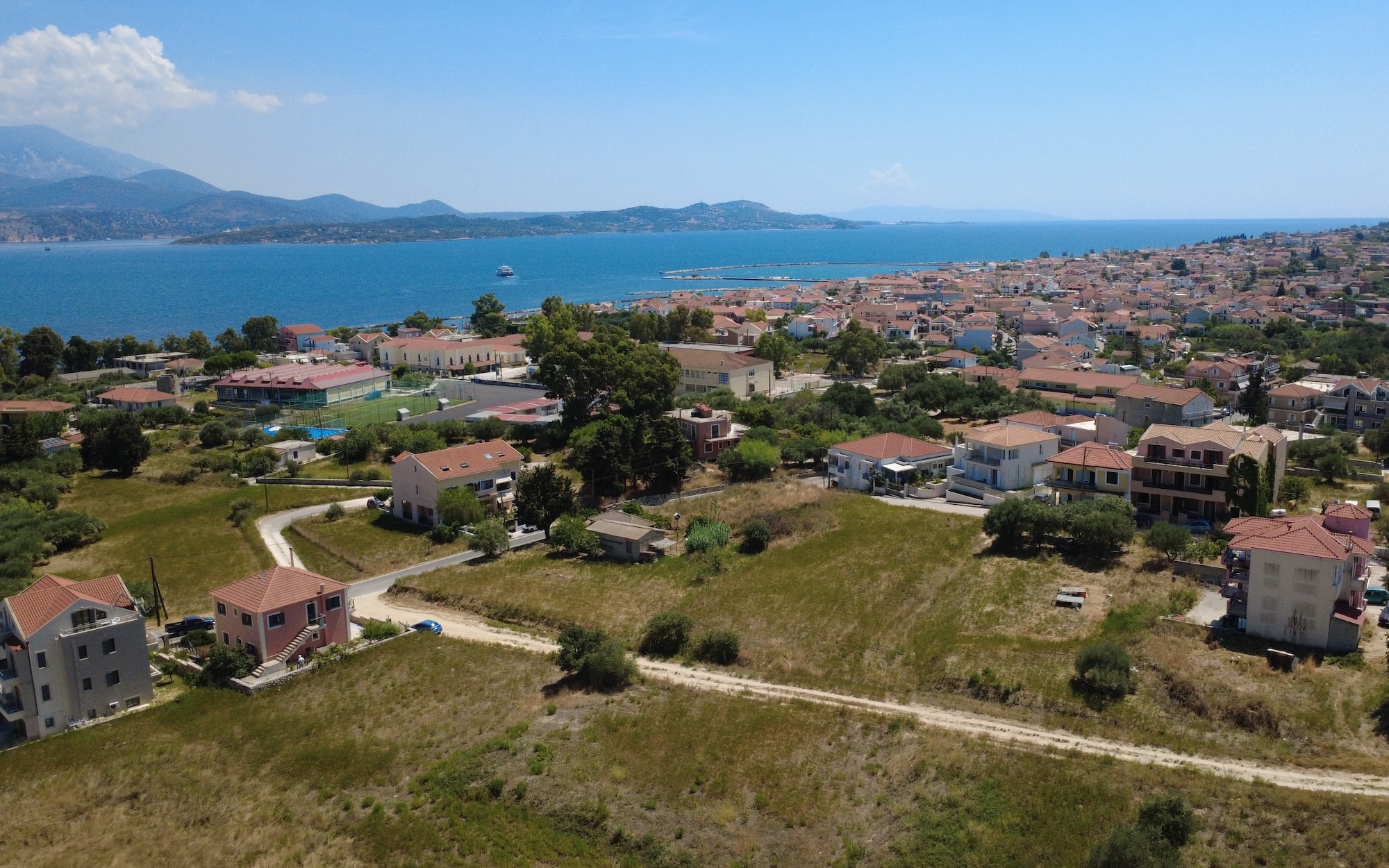 Lixouri Prime Corner Plot with Sea & Mountain Views