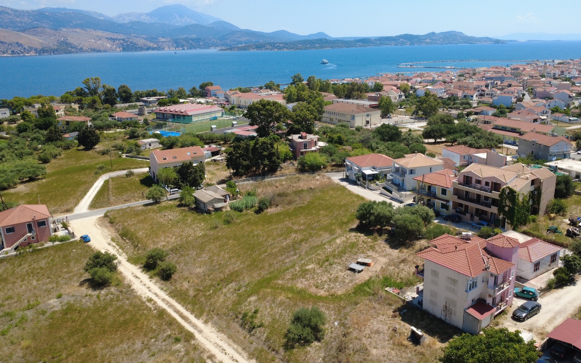 Lixouri Prime Corner Plot with Sea & Mountain Views