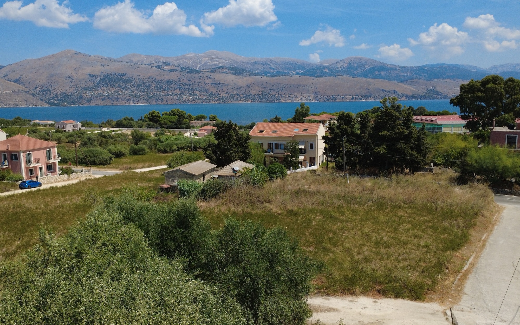 Lixouri Prime Corner Plot with Sea & Mountain Views
