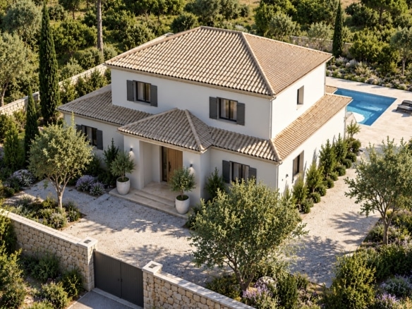 Lourdas Hills Exclusive Villa with Panoramic Ionian Views